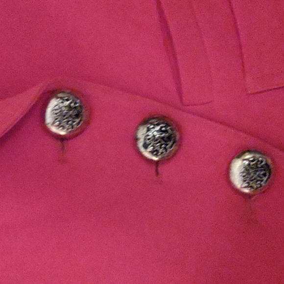 SMYTHE RED Asymmetrical wrap BLAZER Perfect for the HOLIDAYS💗 FABULOUS PRICE - Picture 3 of 5